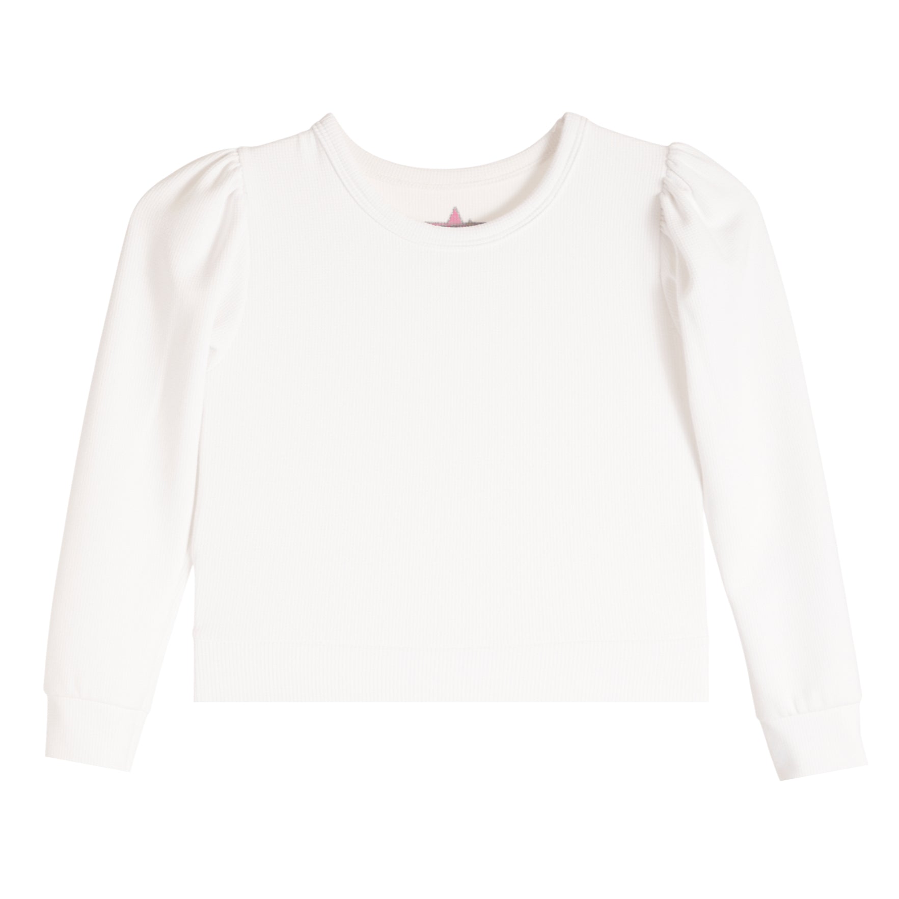 Puff Sleeve Themal Sweatshirt - Denny's