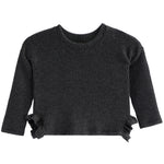 Side Ruffle Hacci Sweatshirt - Denny's