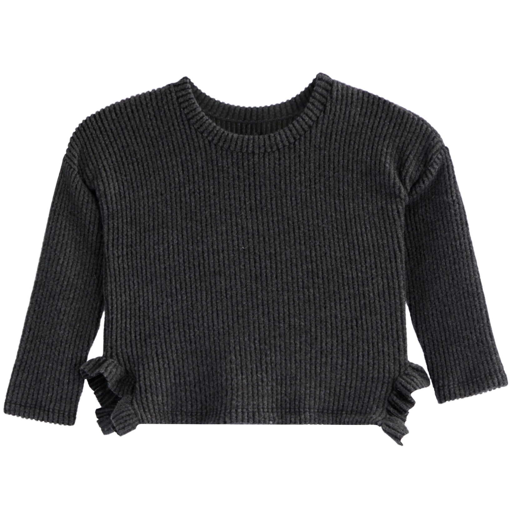 Side Ruffle Hacci Sweatshirt - Denny's