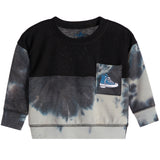 Color Block Pocket Sneaker Patch Sweatshirt - Denny's