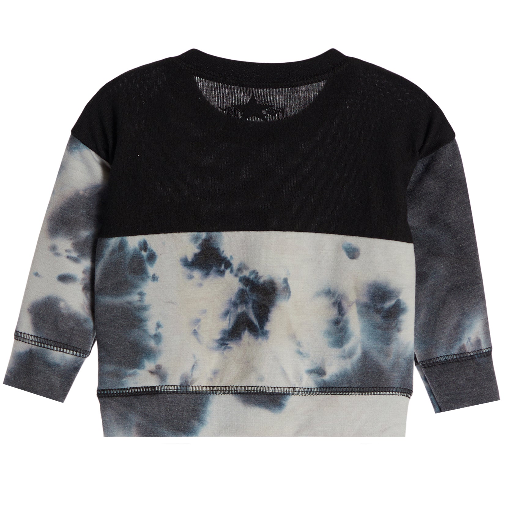 Color Block Pocket Sneaker Patch Sweatshirt - Denny's