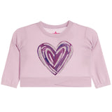2pc Heart Glitter Legging Set