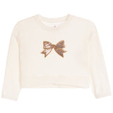 2pc Gold Bow Legging Set