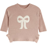 2pc Chenille Bow Waffle Flare Pant - Denny's