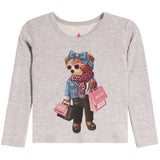 Shopping Bear Long Sleeve Tee