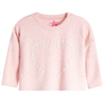 2pc Knit Pearl Heart Set - Denny's