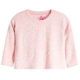 2pc Knit Pearl Heart Set - Denny's