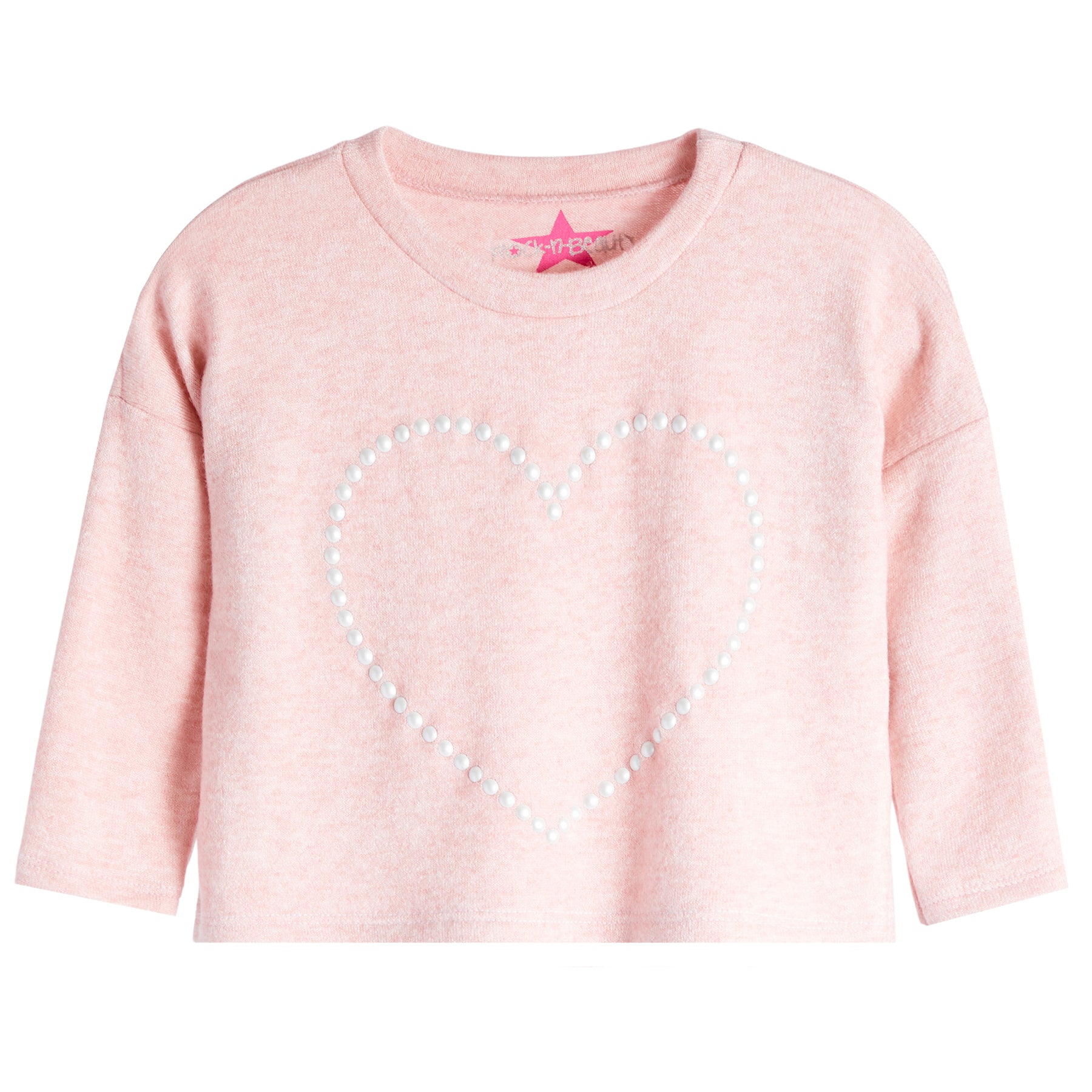 2pc Knit Pearl Heart Set - Denny's