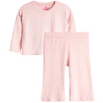 2pc Knit Pearl Heart Set - Denny's