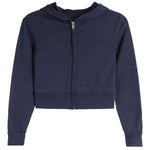 Fleece Crop Zip Hoodie - Denny's