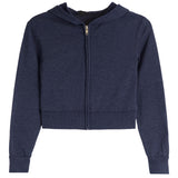 Fleece Crop Zip Hoodie - Denny's