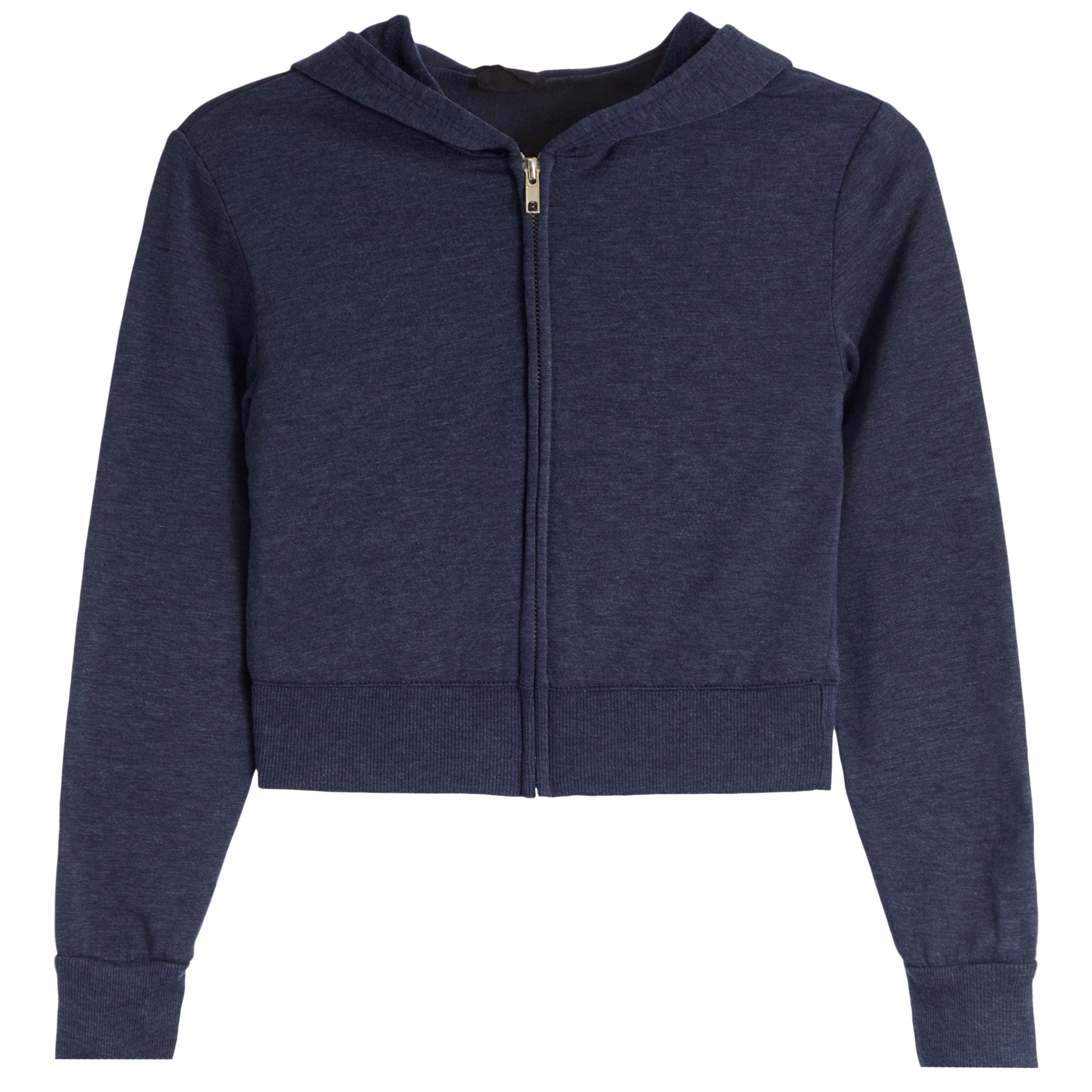 Fleece Crop Zip Hoodie - Denny's