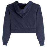 Fleece Crop Zip Hoodie - Denny's