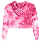 Black Smile Tie Dye Cloud Zip Hoodie