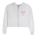 Zip Jacket With Tennis Bow