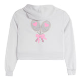 Zip Jacket With Tennis Bow