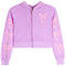 Gingham Bow Zip Hoodie - Denny's