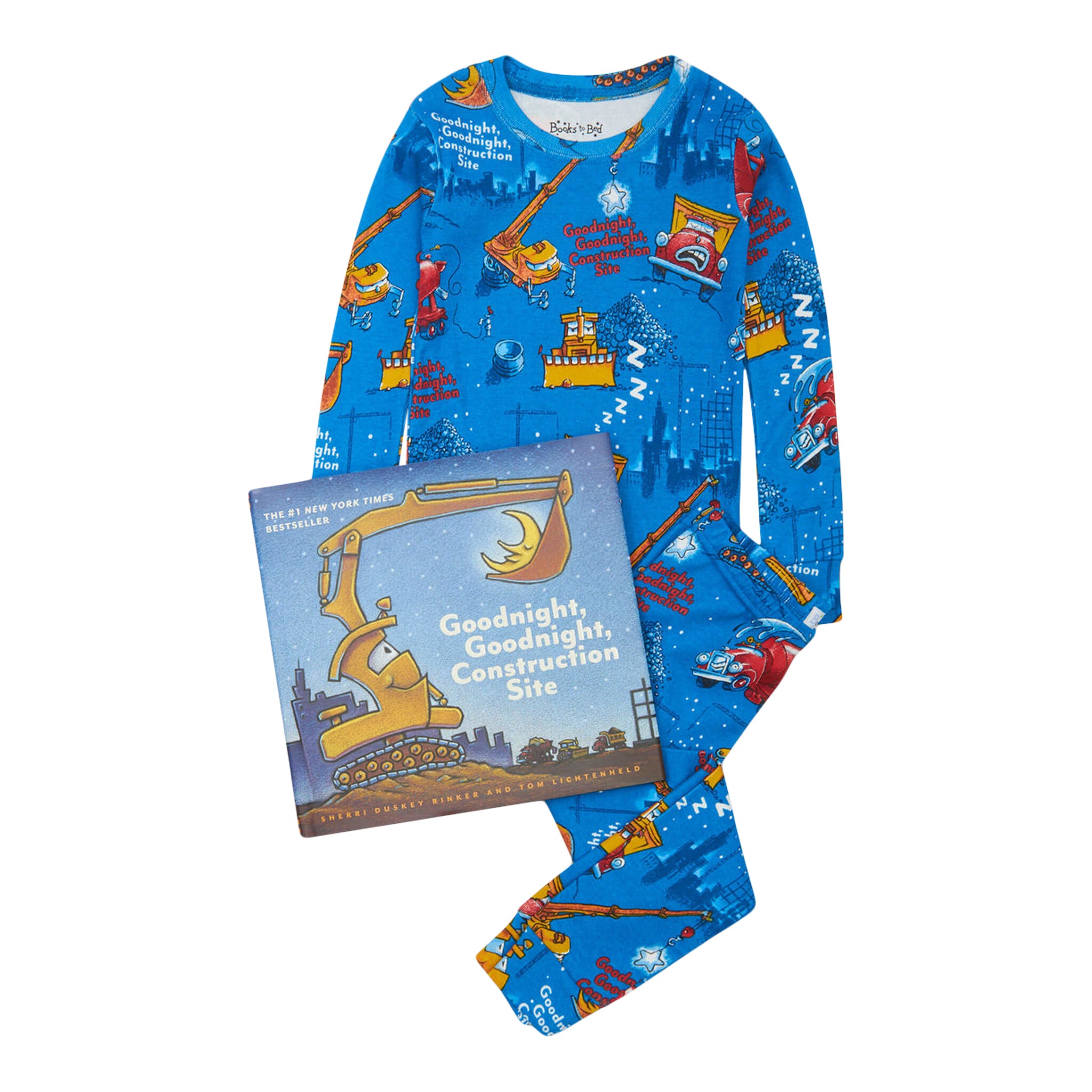 Cars Trucks And Construction PJ and Book - Denny's