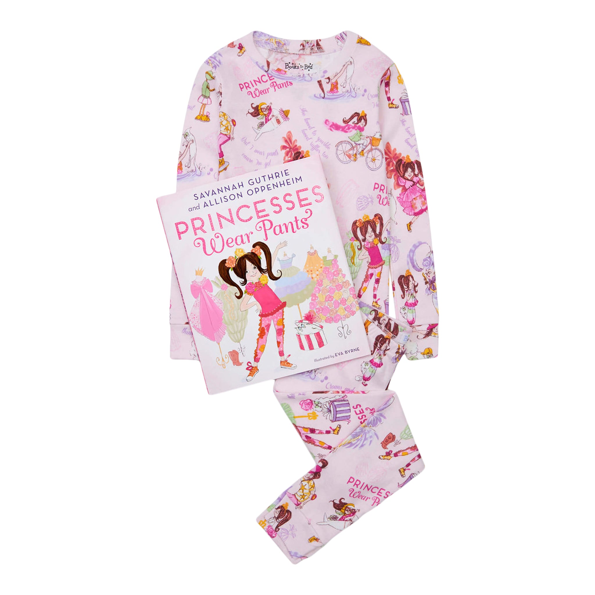 Princess Wear Pants PJ and Book Set - Denny's