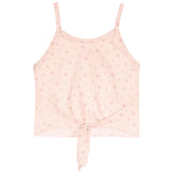 Cami Rose Pointelle Knit Tie Tank