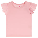 Short Sleeve Cap Ruffle Tee