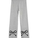 Wide Leg Pant With Bows - Denny's