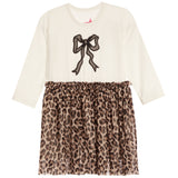 Long Sleeve Leopard Tutu Dress