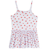 Gingham Strawberry Onesie Dress
