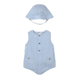 2pc Seersucker Romper