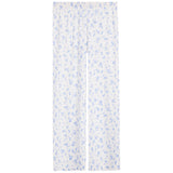 Blue Floral Rib Ditsy Pant