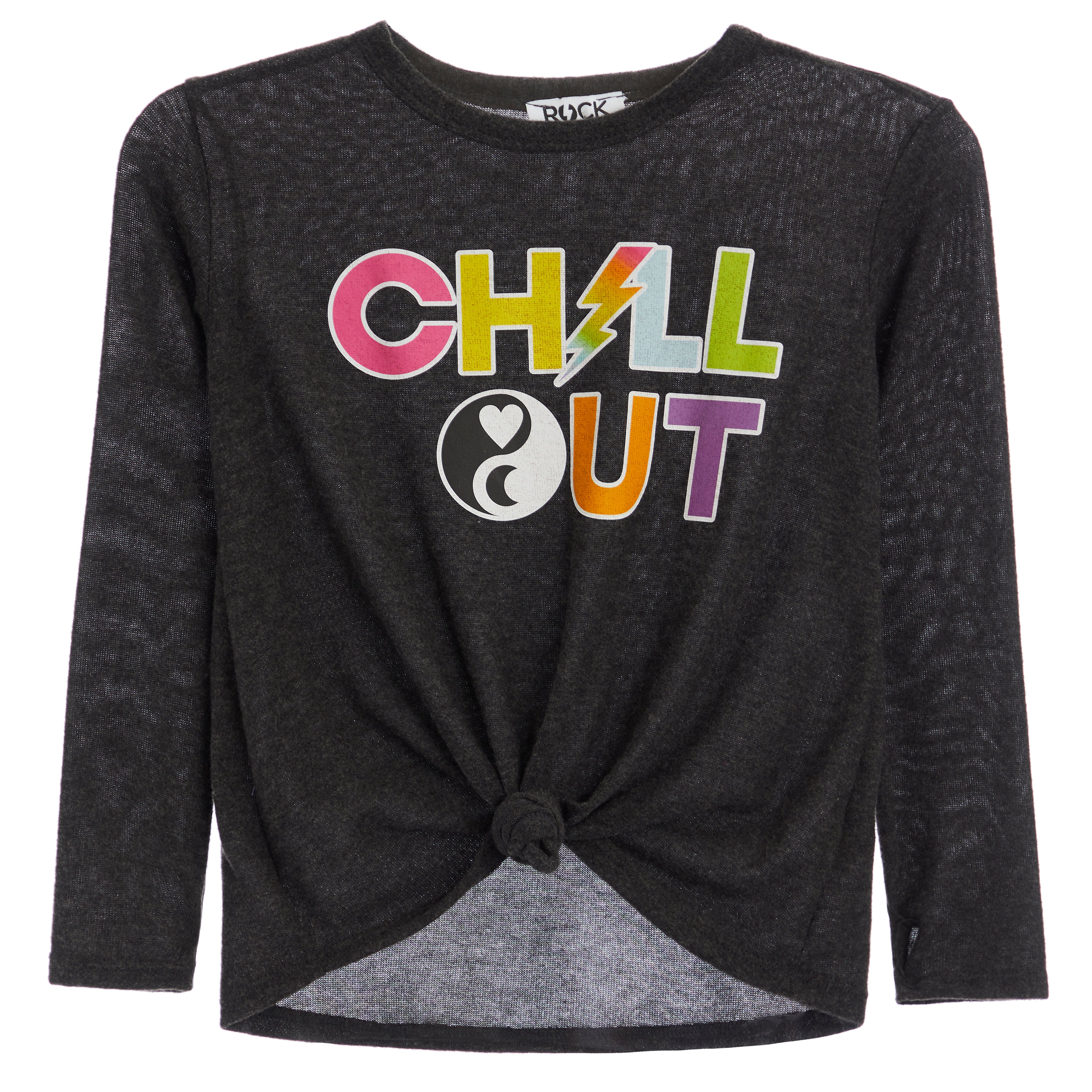 Chill Out Tie Bottom Hacci Top - Denny's