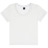 Short Sleeve Layered Rib Tee