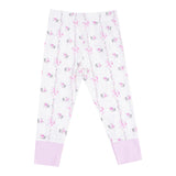 Dainty Buds and Bows Stripe 2pc Long Sleeve Lounge Set - Denny's