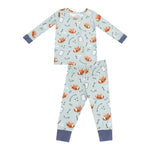 Touchdown Time Grey Mist 2pc Long Sleeve Lounge Set - Denny's