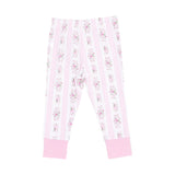 2pc Bella Rose Stripe Loungewear Set