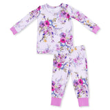 2pc Dahlia Floral Long Sleeve Loungewear Set