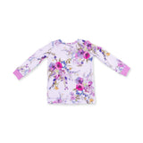 2pc Dahlia Floral Long Sleeve Loungewear Set