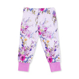 2pc Dahlia Floral Long Sleeve Loungewear Set