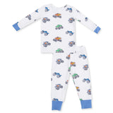 2pc Monster Trucks Long Sleeve Loungewear Set