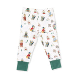 2pc Winter Sports Green Long Sleeve Loungewear Set