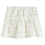 Sparkly Pleated Tweed Skort - Denny's