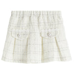 Sparkly Pleated Tweed Skort - Denny's