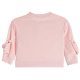 Rhinestone Bow Long Sleeve Top - Denny's