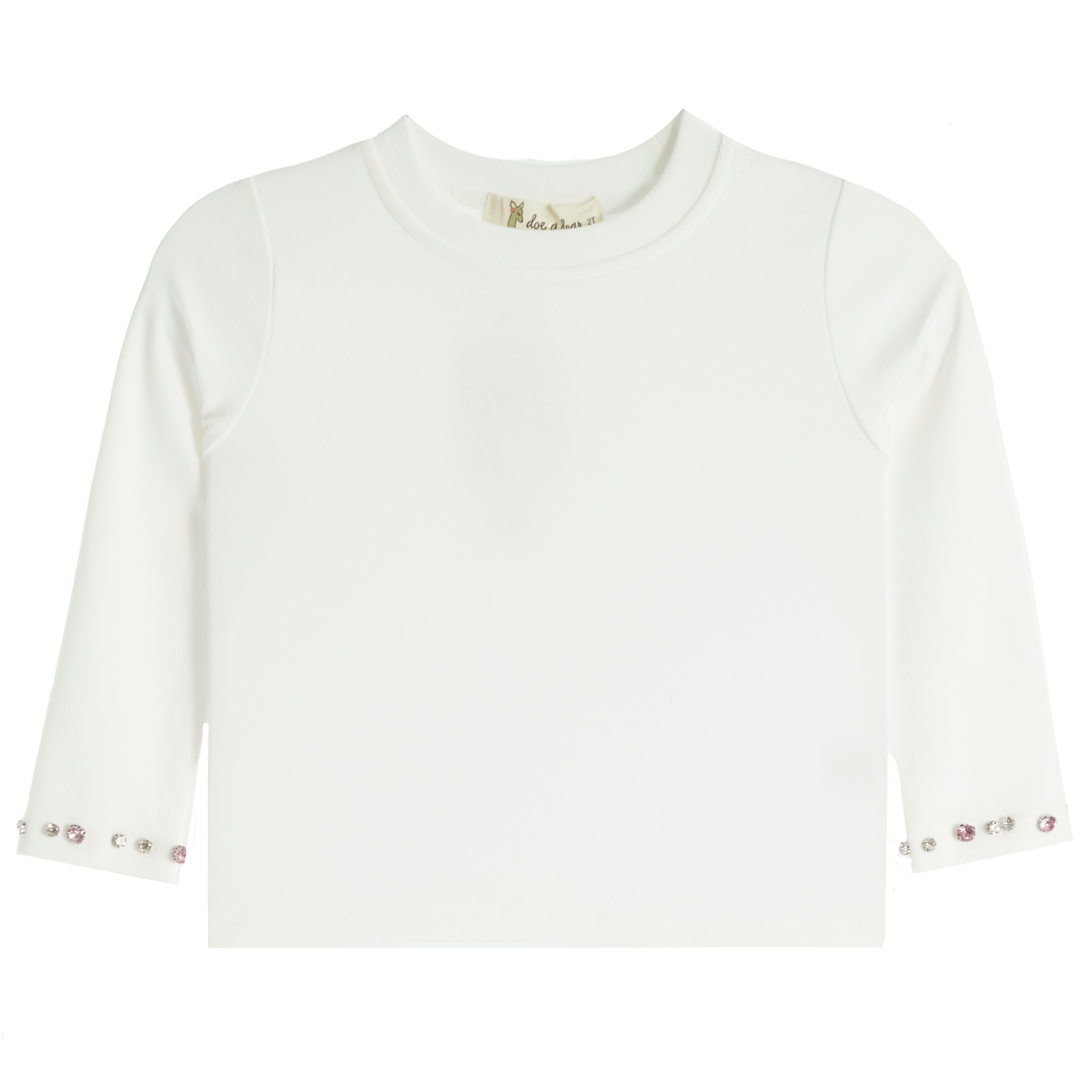 Rhinestone Trim Long Sleeve Shirt - Denny's