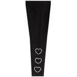 Three Pearl Hearts Legging - Denny's
