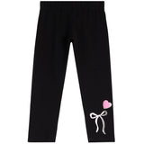 Chenille Heart And Bow Legging - Denny's