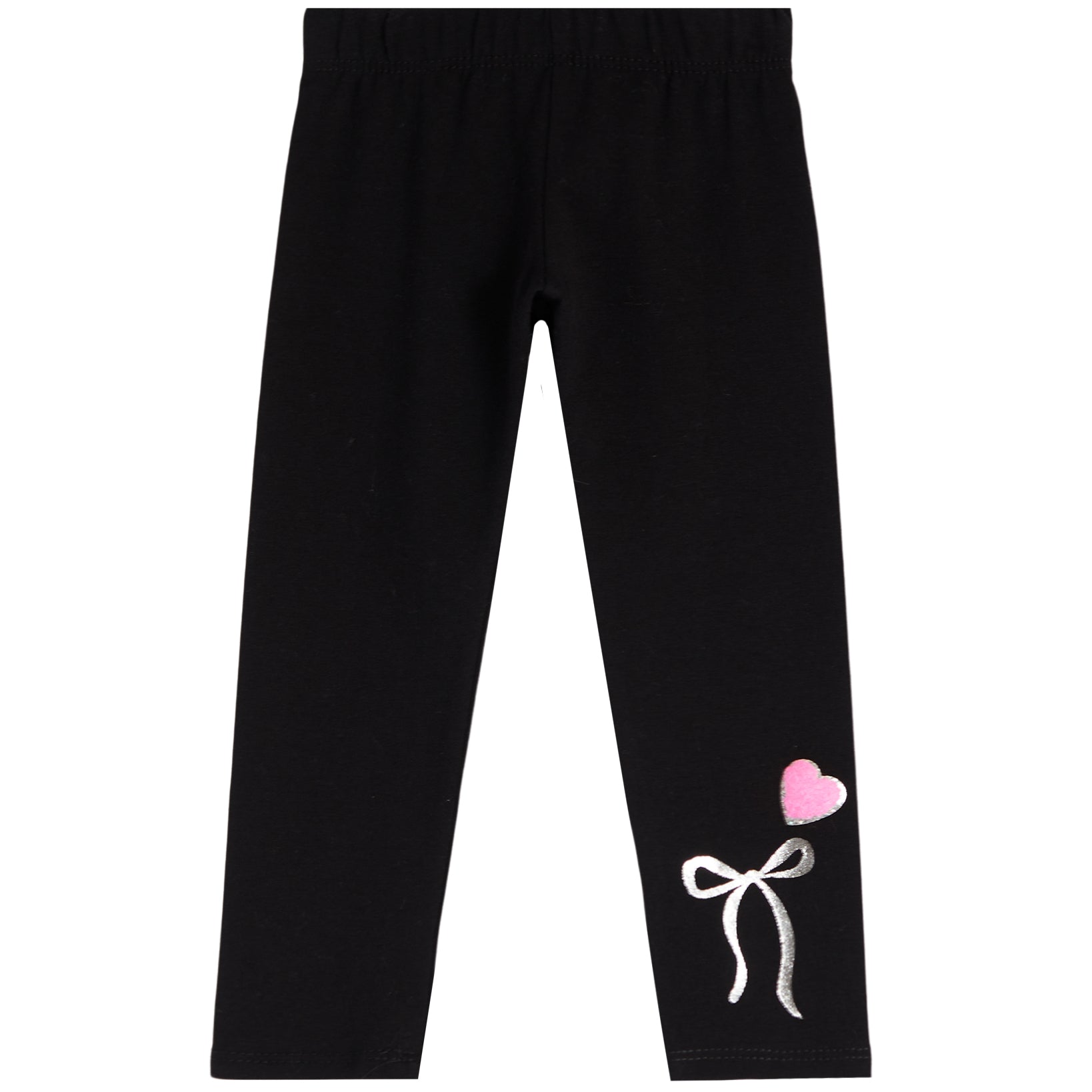Legging With Chenille Heart And Bow - Denny's