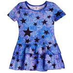Fall Stars Ruffle Dress - Denny's