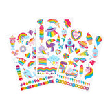 Tattoo Palooza Temporary Glitter Tattoo: Over the Rainbow - Denny's