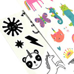 Tattoo Palooza Temporary Tattoo: Unicorn Party - Denny's